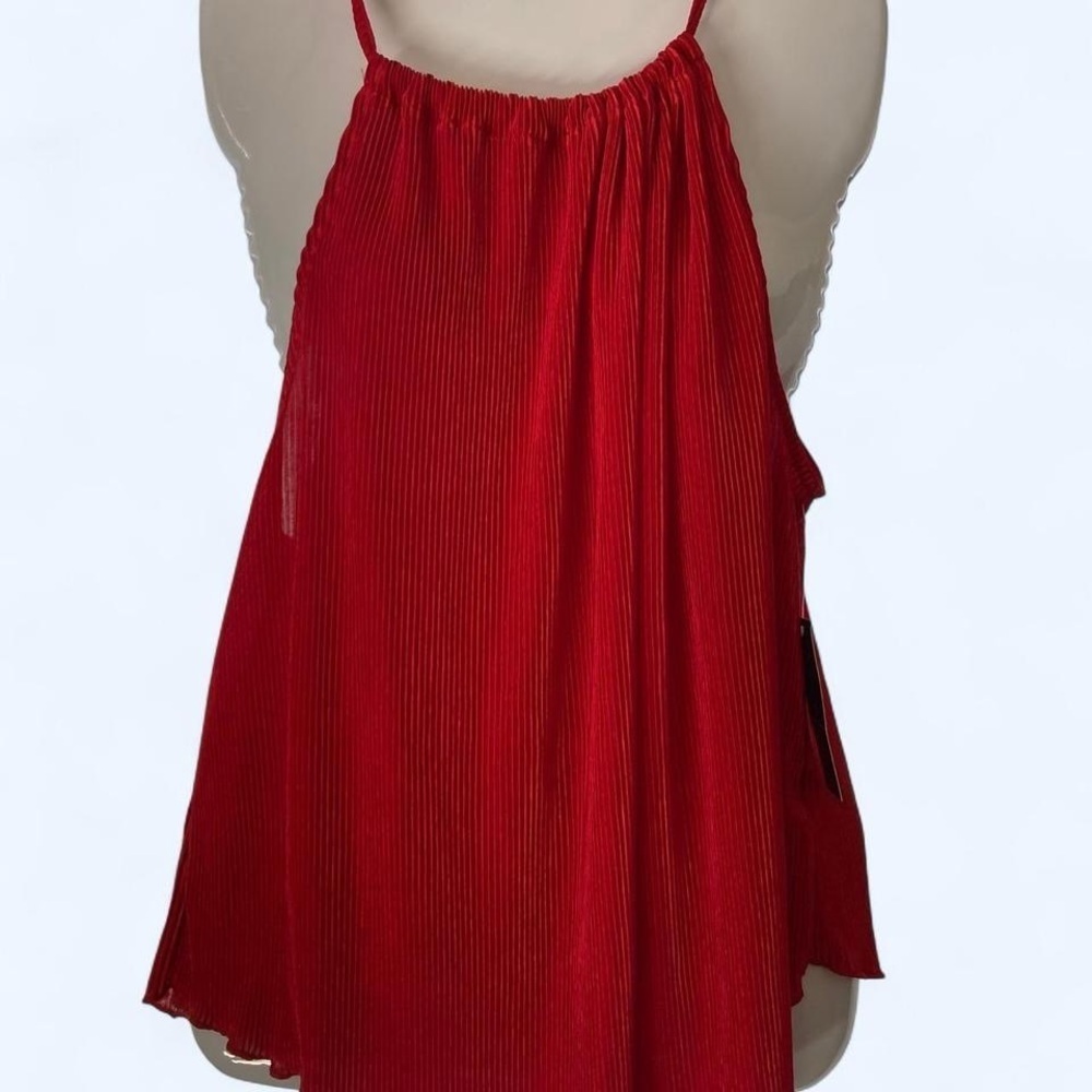 No Boundaries Bold Red Sleeveless corduroy blend XXL! NWT!